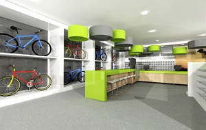 Cycle store concept interior 3